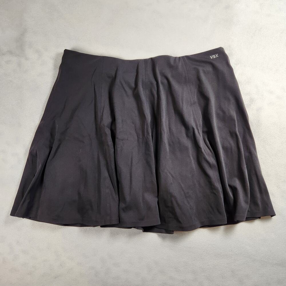 Victoria's Secret Black VSX Elevate Flare Mini Skirt - Large - Everyday Skort